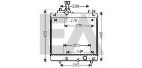 ElectroAuto 31R69084 - RADIADOR->APLICACION ORIGINAL NISSA