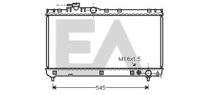 ElectroAuto 31R71001 - RADIADOR->APLICACION ORIGINAL TOYOT