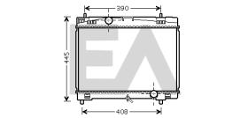 ElectroAuto 31R71007 - RADIADOR->APLICACION ORIGINAL TOYOT