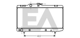 ElectroAuto 31R71070 - RADIADOR->APLICACION ORIGINAL TOYOT