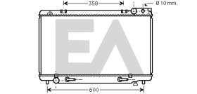 ElectroAuto 31R71075 - RADIADOR->APLICACION ORIGINAL TOYOT