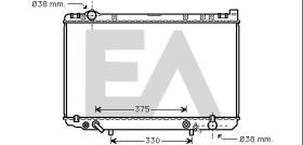 ElectroAuto 31R71098 - RADIADOR->APLICACION ORIGINAL LEXUS