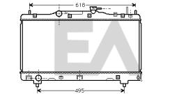 ElectroAuto 31R71126 - RADIADOR->APLICACION ORIGINAL TOYOT