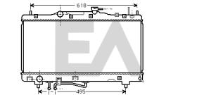 ElectroAuto 31R71129 - RADIADOR->APLICACION ORIGINAL TOYOT