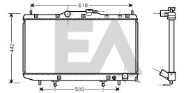 ElectroAuto 31R71130 - RADIADOR->APLICACION ORIGINAL TOYOT