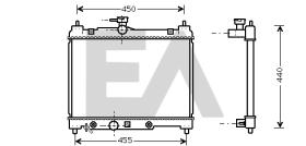 ElectroAuto 31R71137 - RADIADOR->APLICACION ORIGINAL TOYOT