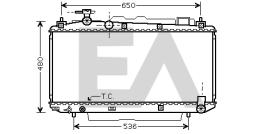 ElectroAuto 31R71145 - RADIADOR->APLICACION ORIGINAL TOYOT