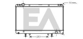 ElectroAuto 31R71160 - RADIADOR->APLICACION ORIGINAL LEXUS