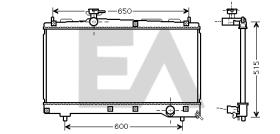 ElectroAuto 31R71171 - RADIADOR->APLICACION ORIGINAL TOYOT