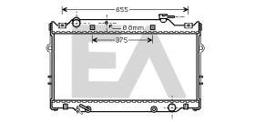 ElectroAuto 31R71178 - RADIADOR->APLICACION ORIGINAL TOYOT