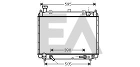 ElectroAuto 31R71179 - RADIADOR->APLICACION ORIGINAL TOYOT