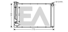 ElectroAuto 31R71182 - RADIADOR->APLICACION ORIGINAL LEXUS