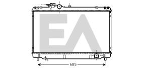 ElectroAuto 31R71183 - RADIADOR->APLICACION ORIGINAL TOYOT