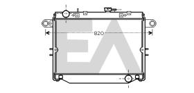 ElectroAuto 31R71189 - RADIADOR->APLICACION ORIGINAL TOYOT