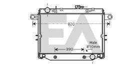 ElectroAuto 31R71190 - RADIADOR->APLICACION ORIGINAL TOYOT