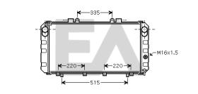 ElectroAuto 31R71191 - RADIADOR->APLICACION ORIGINAL TOYOT