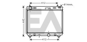 ElectroAuto 31R71192 - RADIADOR->APLICACION ORIGINAL TOYOT