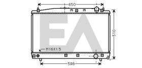 ElectroAuto 31R71194 - RADIADOR->APLICACION ORIGINAL TOYOT