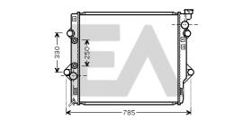 ElectroAuto 31R71195 - RADIADOR->APLICACION ORIGINAL TOYOT