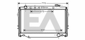 ElectroAuto 31R71199 - RADIADOR->APLICACION ORIGINAL TOYOT