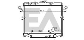 ElectroAuto 31R71202 - RADIADOR->APLICACION ORIGINAL TOYOT