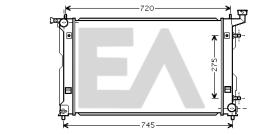 ElectroAuto 31R71214 - RADIADOR->APLICACION ORIGINAL TOYOT