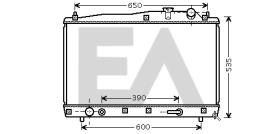 ElectroAuto 31R71216 - RADIADOR->APLICACION ORIGINAL TOYOT