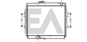 ElectroAuto 31R71221 - RADIADOR->APLICACION ORIGINAL TOYOT