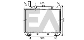 ElectroAuto 31R71233 - RADIADOR->APLICACION ORIGINAL TOYOT