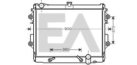 ElectroAuto 31R71242 - RADIADOR->APLICACION ORIGINAL TOYOT