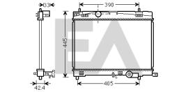 ElectroAuto 31R71246 - RADIADOR->APLICACION ORIGINAL TOYOT