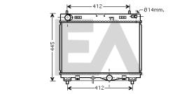 ElectroAuto 31R71247 - RADIADOR->APLICACION ORIGINAL TOYOT