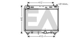 ElectroAuto 31R71248 - RADIADOR->APLICACION ORIGINAL SUBAR
