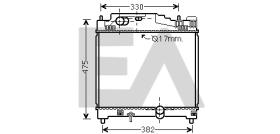 ElectroAuto 31R71249 - RADIADOR->APLICACION ORIGINAL TOYOT