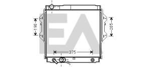 ElectroAuto 31R71251 - RADIADOR->APLICACION ORIGINAL TOYOT