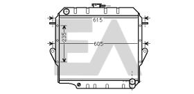 ElectroAuto 31R71252 - RADIADOR->APLICACION ORIGINAL TOYOT