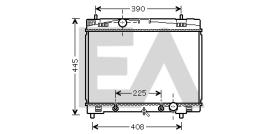 ElectroAuto 31R71253 - RADIADOR->APLICACION ORIGINAL TOYOT