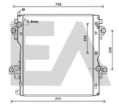 ElectroAuto 31R71259 - RADIADOR->APLICACION ORIGINAL TOYOT