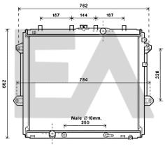 ElectroAuto 31R71263 - RADIADOR->APLICACION ORIGINAL TOYOT