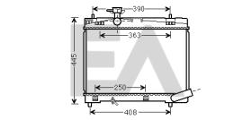ElectroAuto 31R71269 - RADIADOR->APLICACION ORIGINAL SUBAR
