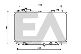 ElectroAuto 31R71270 - RADIADOR->APLICACION ORIGINAL LEXUS