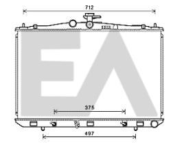 ElectroAuto 31R71275 - RADIADOR->APLICACION ORIGINAL LEXUS