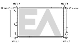 ElectroAuto 31R71276 - RADIADOR->APLICACION ORIGINAL TOYOT