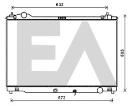 ElectroAuto 31R71277 - RADIADOR->APLICACION ORIGINAL LEXUS