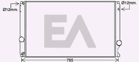 ElectroAuto 31R71291 - RADIADOR->APLICACION ORIGINAL LEXUS