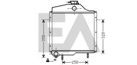 ElectroAuto 31R73001 - RADIADOR->APLICACION ORIGINAL URSUS