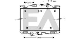 ElectroAuto 31R76004 - RADIADOR->APLICACION ORIGINAL VOLVO