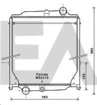 ElectroAuto 31R76016 - RADIADOR->APLICACION ORIGINAL VOLVO