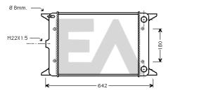 ElectroAuto 31R77016 - RADIADOR->APLICACION ORIGINAL VOLKS