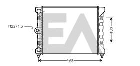 ElectroAuto 31R77017 - RADIADOR->APLICACION ORIGINAL VOLKS